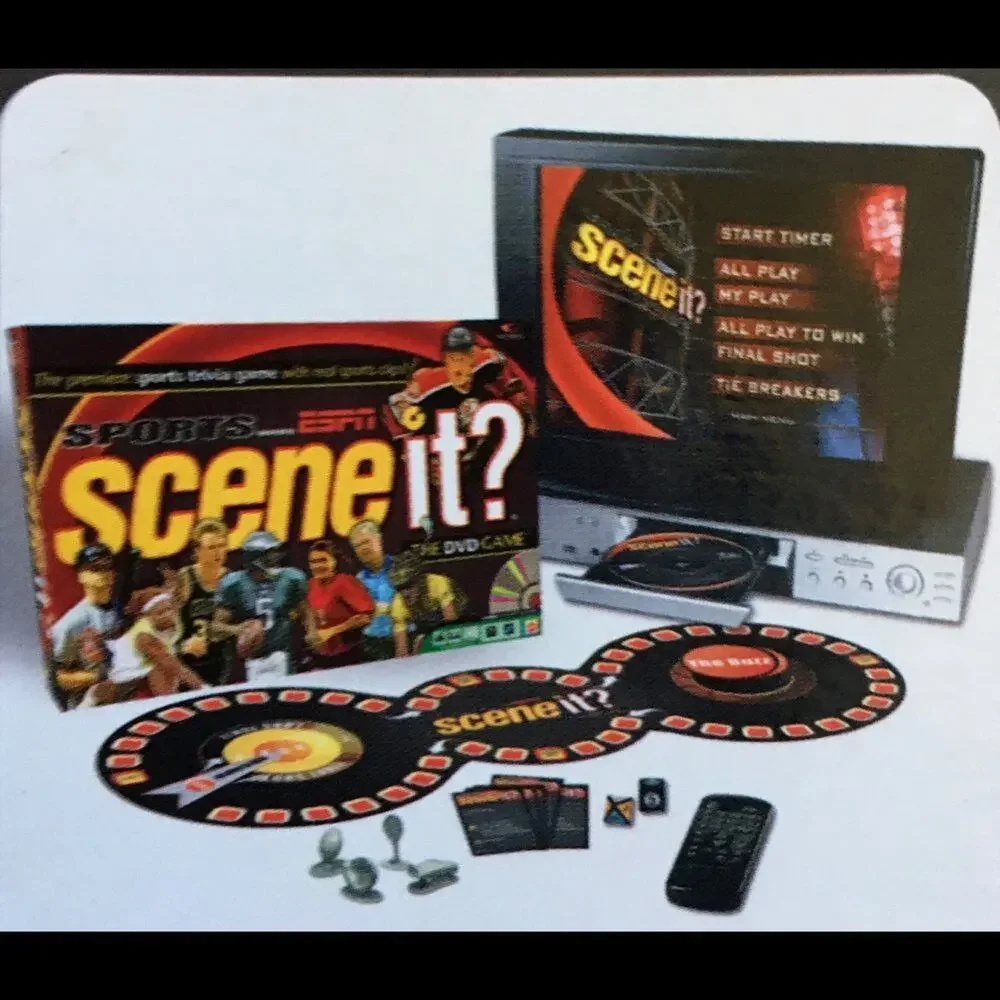 Sports Scene It? DVD Trivia Game - Complete & Unplayed